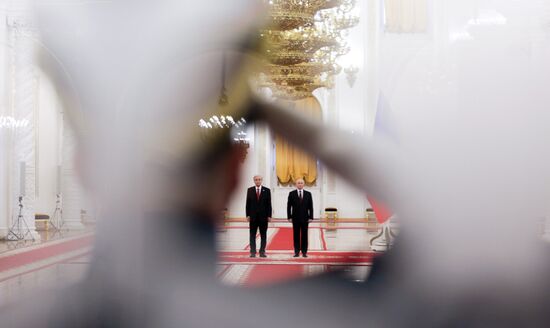 Переговоры президента Владимира Путина и президента Казахстана Касым-Жомарта Токаева