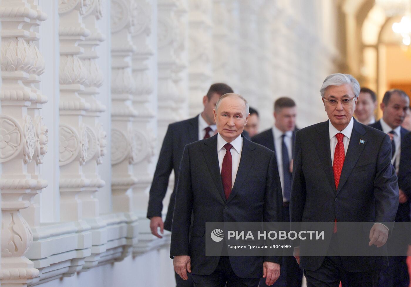 Переговоры президента Владимира Путина и президента Казахстана Касым-Жомарта Токаева