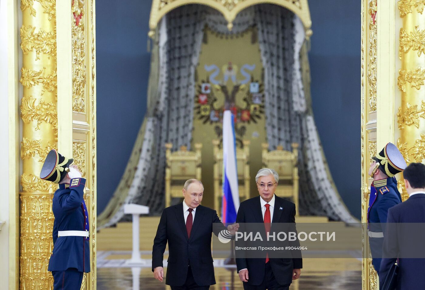 Переговоры президента Владимира Путина и президента Казахстана Касым-Жомарта Токаева