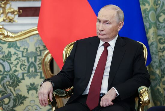 Переговоры президента Владимира Путина и президента Казахстана Касым-Жомарта Токаева