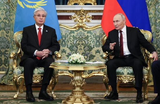 Переговоры президента Владимира Путина и президента Казахстана Касым-Жомарта Токаева