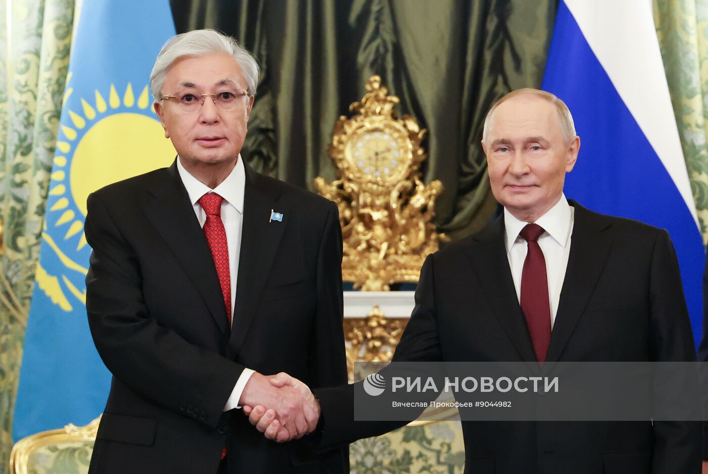 Переговоры президента Владимира Путина и президента Казахстана Касым-Жомарта Токаева