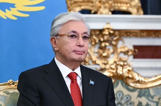 Переговоры президента Владимира Путина и президента Казахстана Касым-Жомарта Токаева