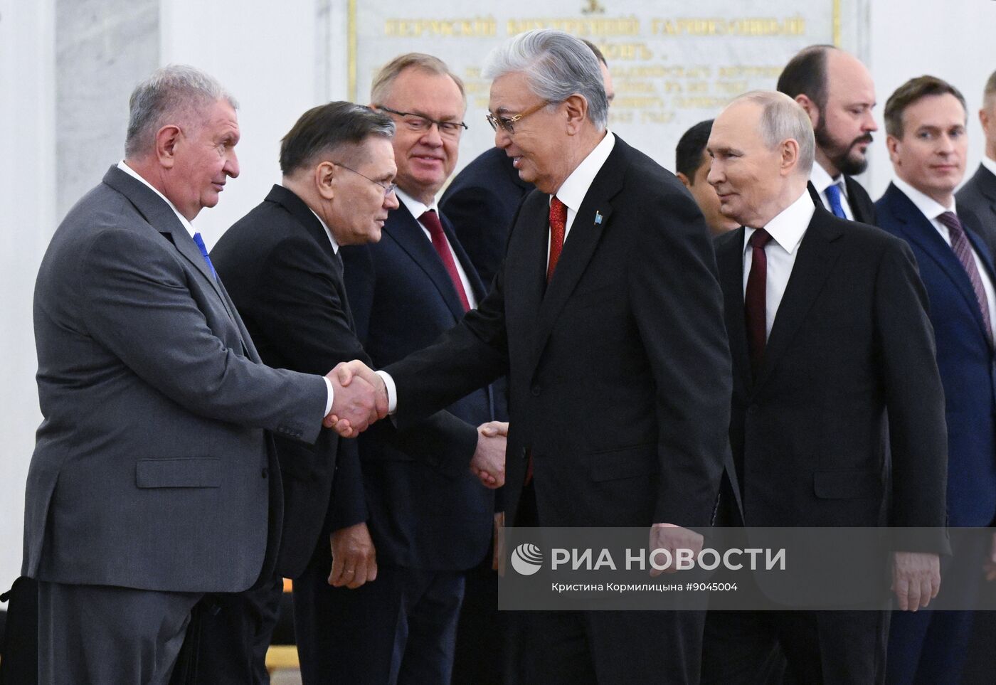 Переговоры президента Владимира Путина и президента Казахстана Касым-Жомарта Токаева