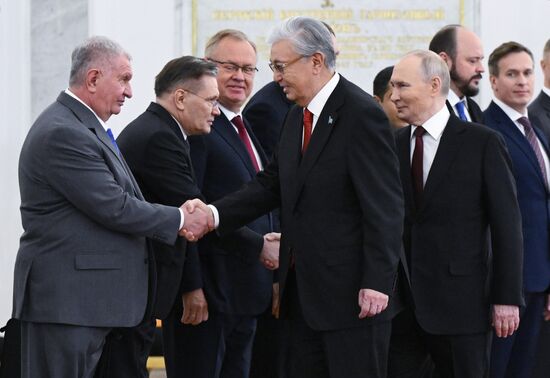 Переговоры президента Владимира Путина и президента Казахстана Касым-Жомарта Токаева