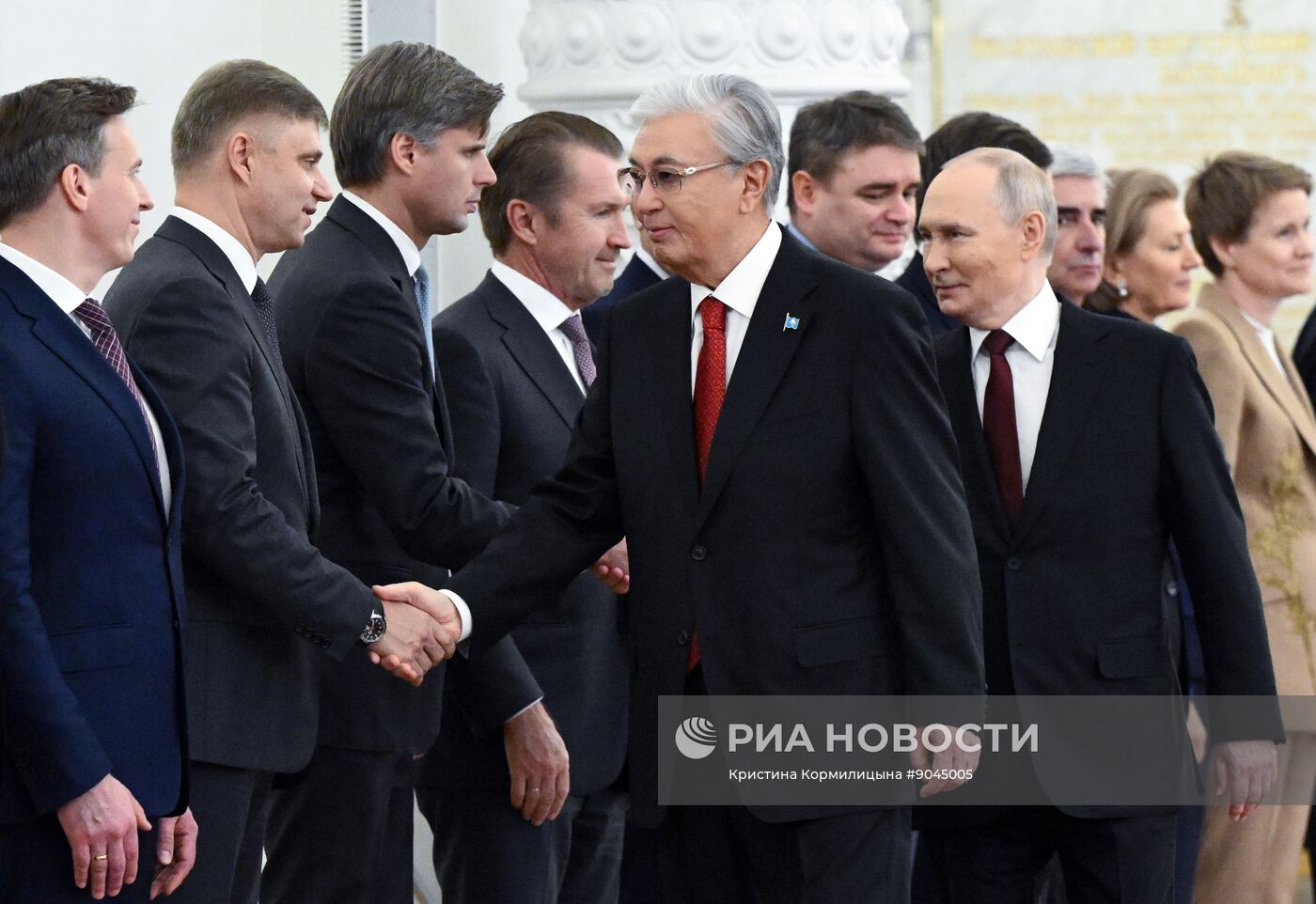 Переговоры президента Владимира Путина и президента Казахстана Касым-Жомарта Токаева