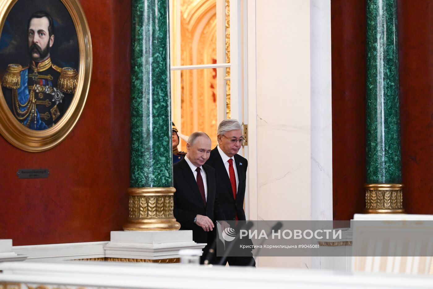 Переговоры президента Владимира Путина и президента Казахстана Касым-Жомарта Токаева