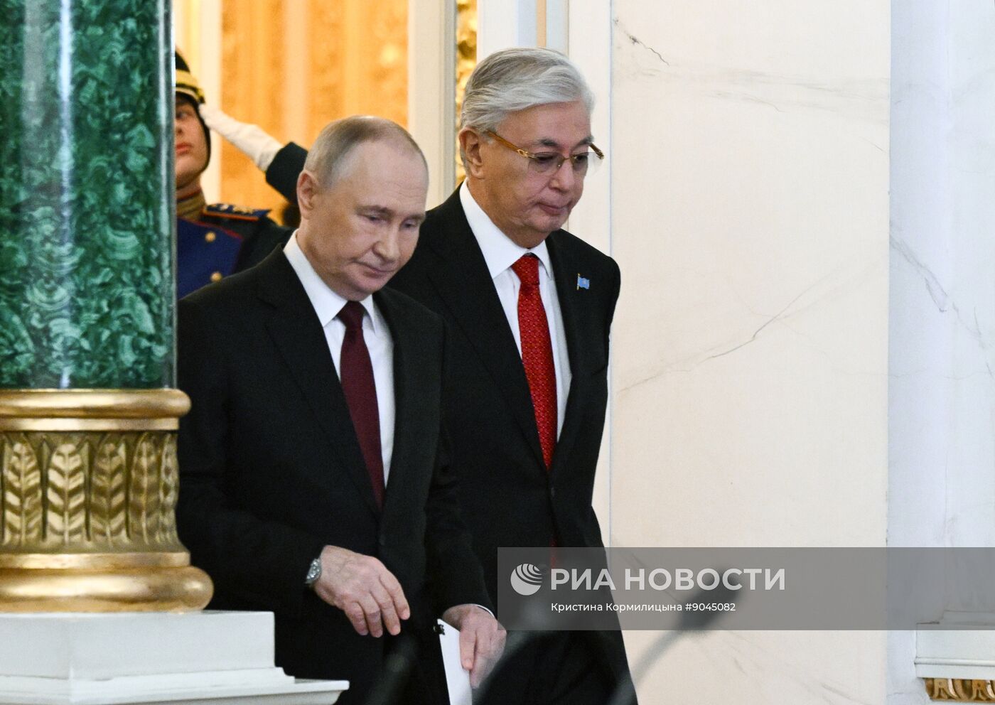 Переговоры президента Владимира Путина и президента Казахстана Касым-Жомарта Токаева