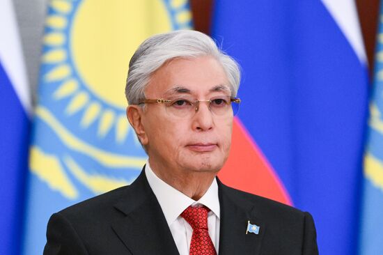 Переговоры президента Владимира Путина и президента Казахстана Касым-Жомарта Токаева