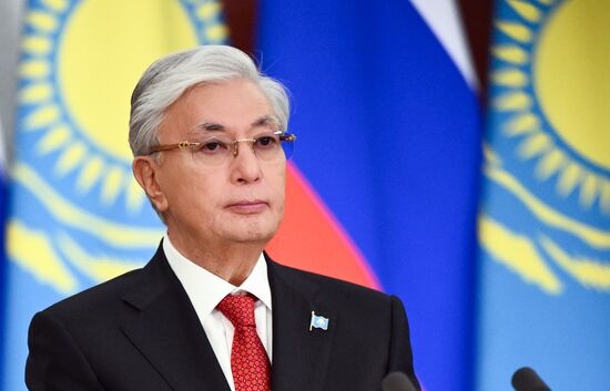 Переговоры президента Владимира Путина и президента Казахстана Касым-Жомарта Токаева