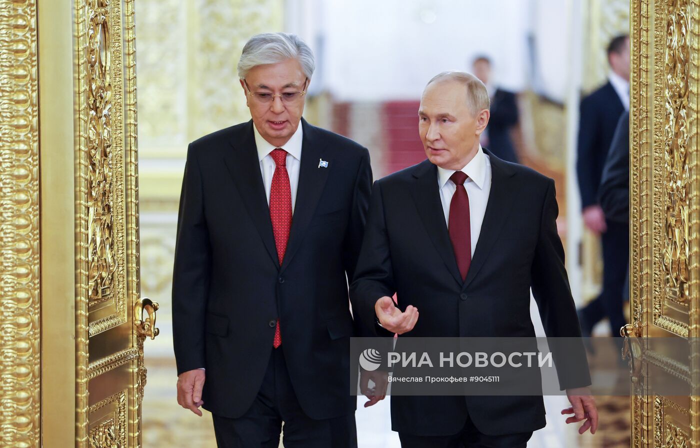 Переговоры президента Владимира Путина и президента Казахстана Касым-Жомарта Токаева