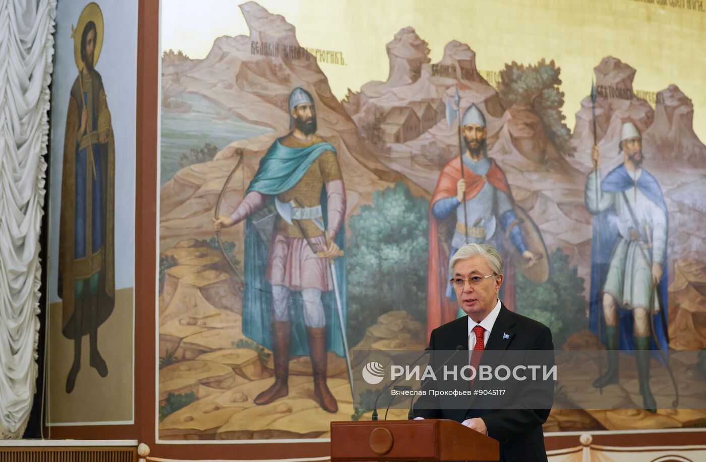 Переговоры президента Владимира Путина и президента Казахстана Касым-Жомарта Токаева