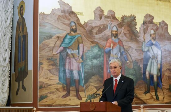 Переговоры президента Владимира Путина и президента Казахстана Касым-Жомарта Токаева