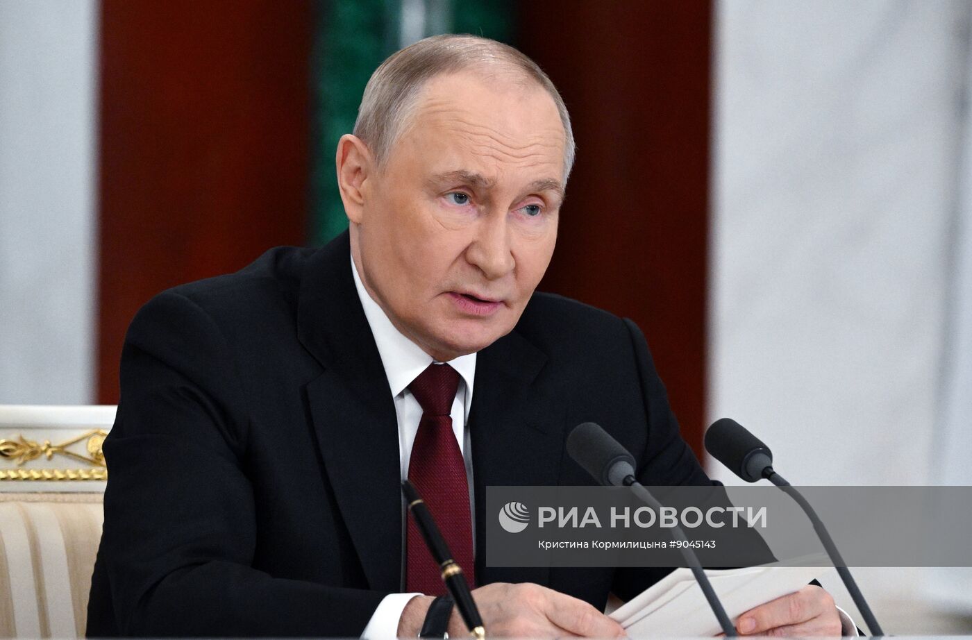 Переговоры президента Владимира Путина и президента Казахстана Касым-Жомарта Токаева