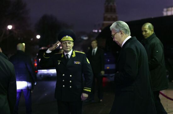 Переговоры президента Владимира Путина и президента Казахстана Касым-Жомарта Токаева
