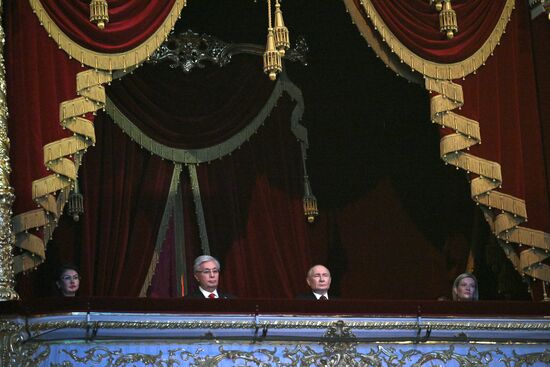 Переговоры президента Владимира Путина и президента Казахстана Касым-Жомарта Токаева