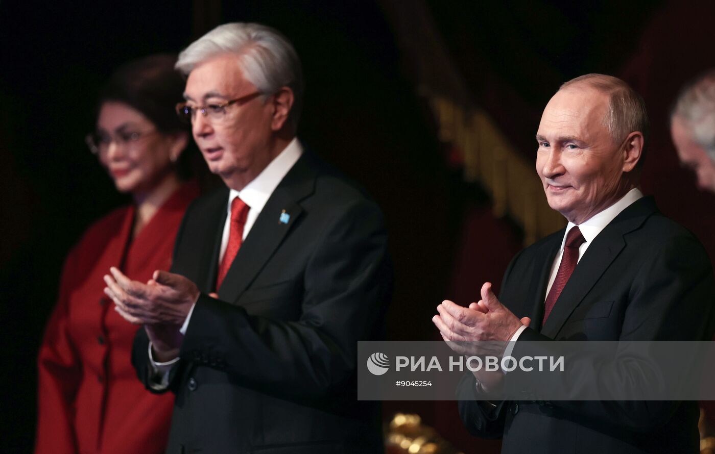 Переговоры президента Владимира Путина и президента Казахстана Касым-Жомарта Токаева