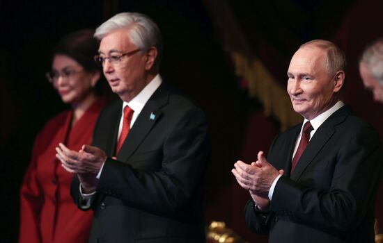 Переговоры президента Владимира Путина и президента Казахстана Касым-Жомарта Токаева