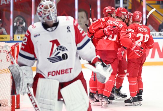 Хоккей. КХЛ. "Спартак" (Москва) - "Локомотив" (Ярославль)