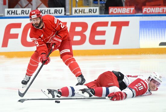 Хоккей. КХЛ. "Спартак" (Москва) - "Локомотив" (Ярославль)