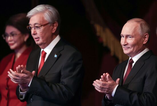 Переговоры президента Владимира Путина и президента Казахстана Касым-Жомарта Токаева