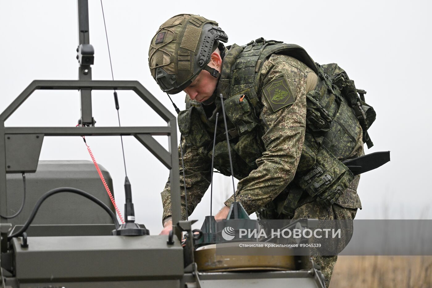 Подготовка операторов робототехнических комплексов "Курьер" войск РХБЗ группировки "Центр" 