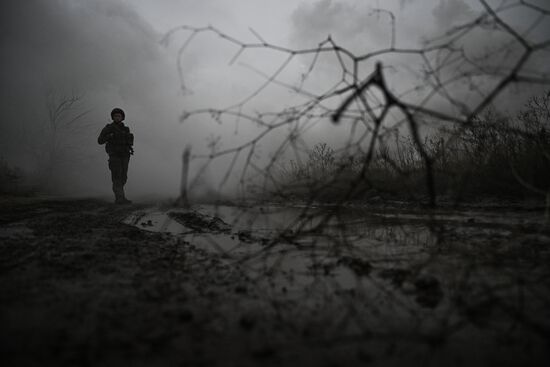 Подготовка операторов робототехнических комплексов "Курьер" войск РХБЗ группировки "Центр" 