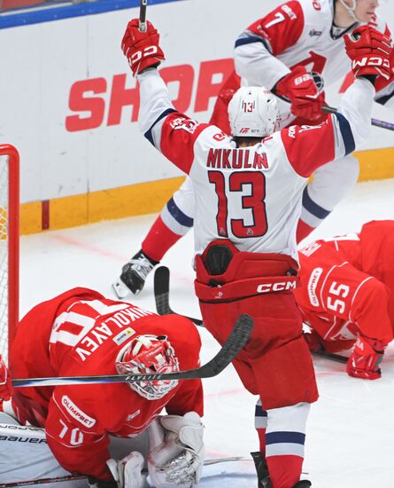 Хоккей. КХЛ. "Спартак" (Москва) - "Локомотив" (Ярославль)