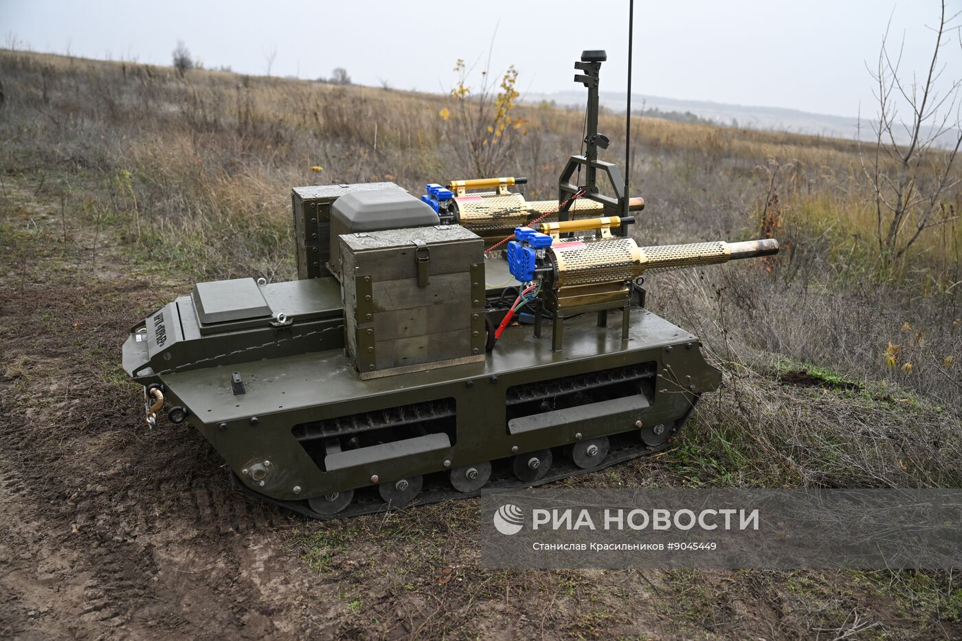 Подготовка операторов робототехнических комплексов "Курьер" войск РХБЗ группировки "Центр" 