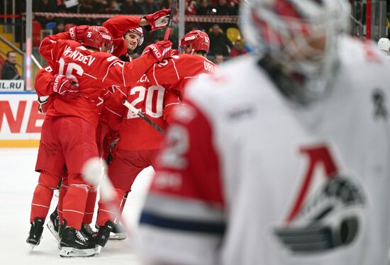 Хоккей. КХЛ. "Спартак" (Москва) - "Локомотив" (Ярославль)