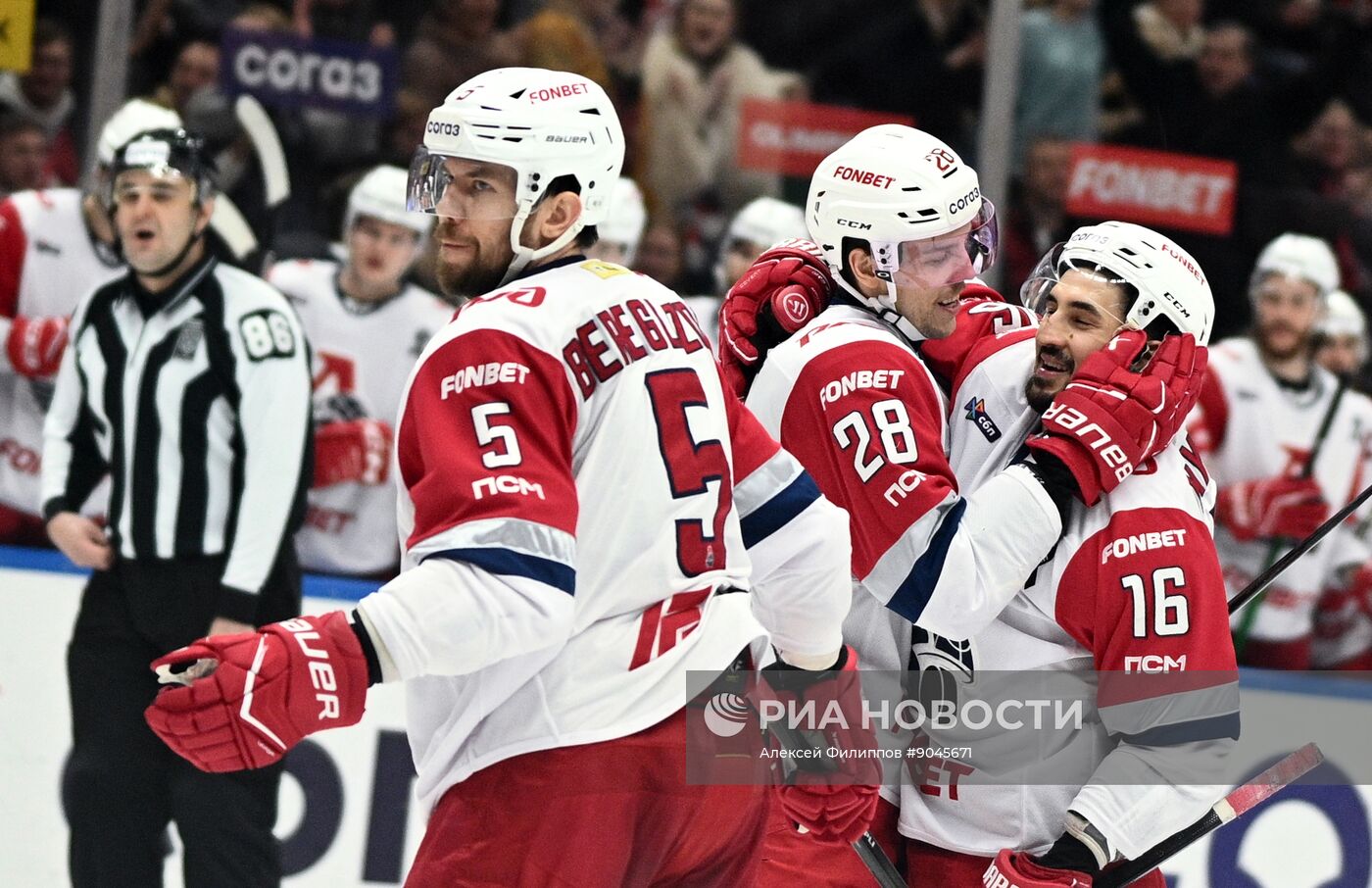 Хоккей. КХЛ. "Спартак" (Москва) - "Локомотив" (Ярославль)