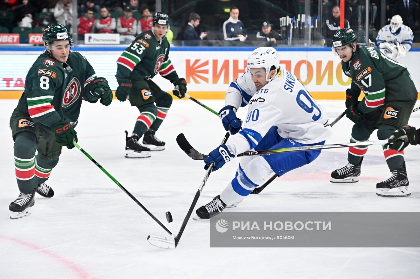 Хоккей. КХЛ. "Ак Барс" (Казань) - "Динамо М" (Москва)