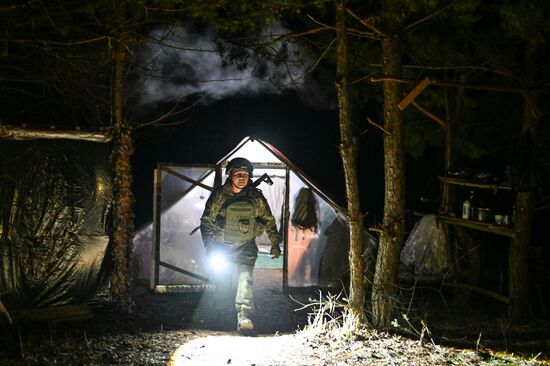 Пост воздушного наблюдения 25-й армии группировки "Запад"