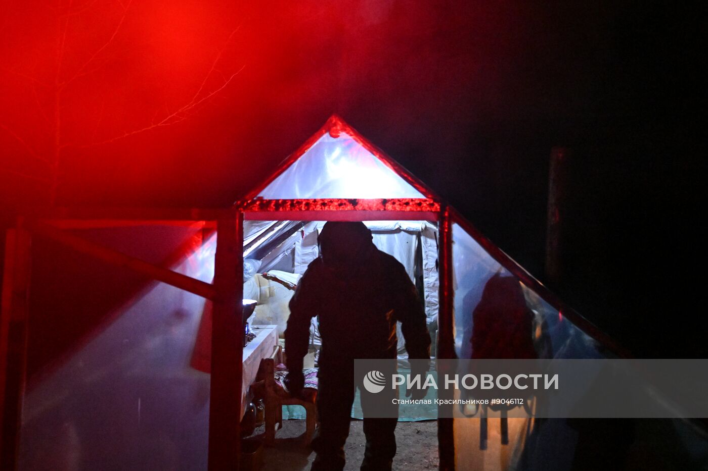 Пост воздушного наблюдения 25-й армии группировки "Запад"