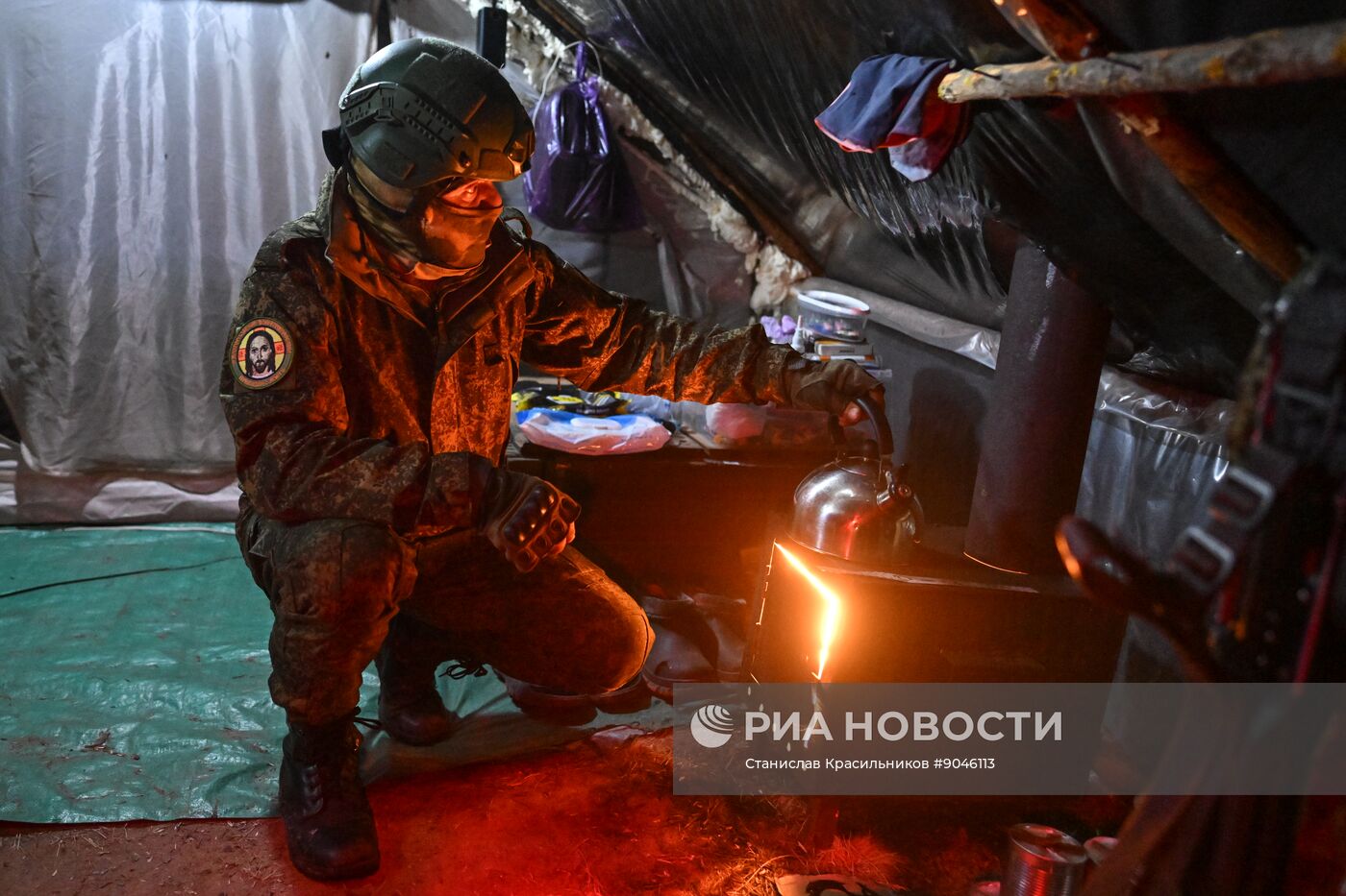 Пост воздушного наблюдения 25-й армии группировки "Запад"