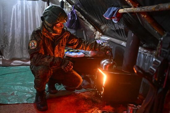 Пост воздушного наблюдения 25-й армии группировки "Запад"