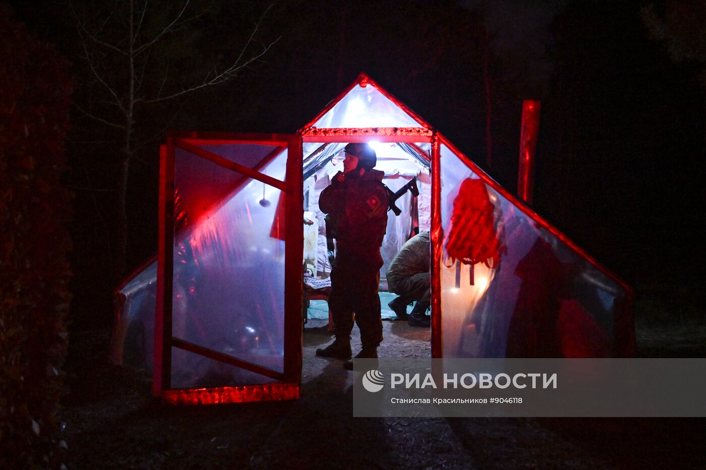 Пост воздушного наблюдения 25-й армии группировки "Запад"