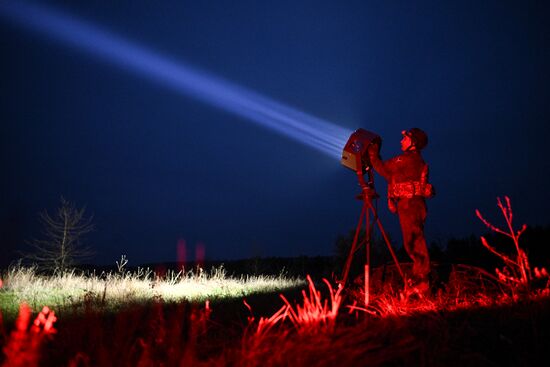 Пост воздушного наблюдения 25-й армии группировки "Запад"