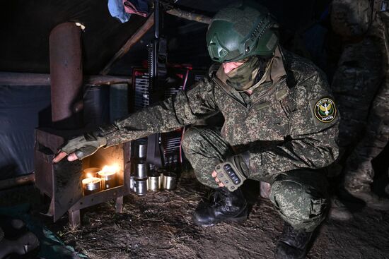 Пост воздушного наблюдения 25-й армии группировки "Запад"