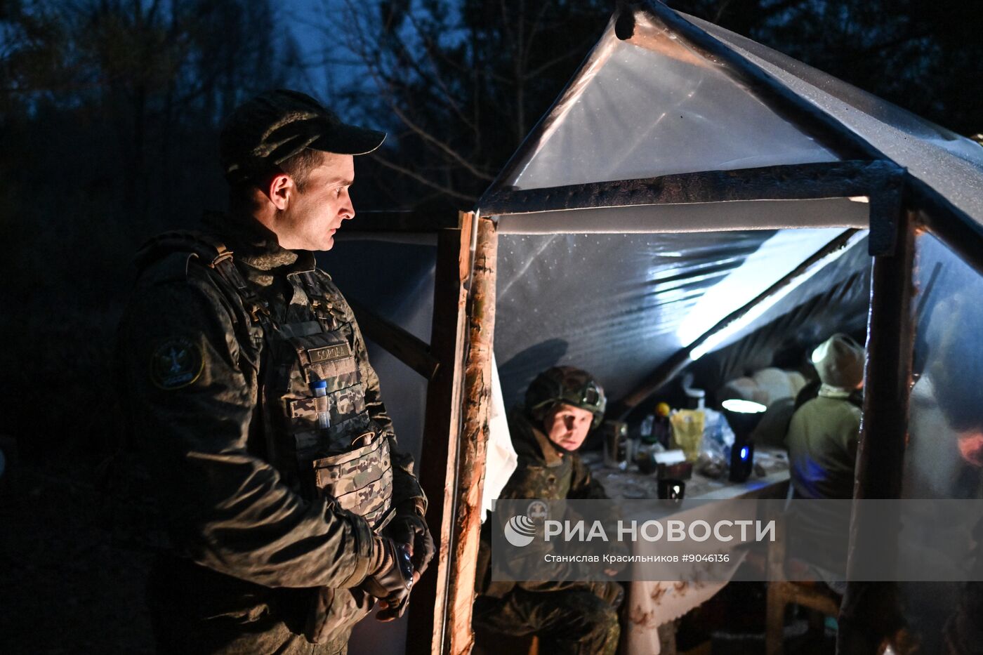 Пост воздушного наблюдения 25-й армии группировки "Запад"