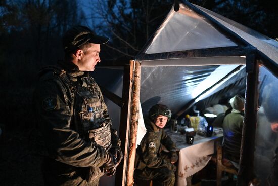 Пост воздушного наблюдения 25-й армии группировки "Запад"