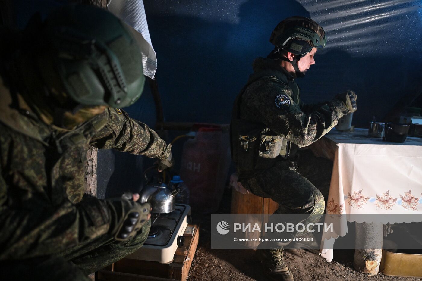 Пост воздушного наблюдения 25-й армии группировки "Запад"