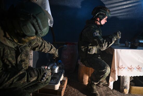 Пост воздушного наблюдения 25-й армии группировки "Запад"