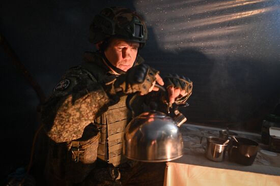 Пост воздушного наблюдения 25-й армии группировки "Запад"