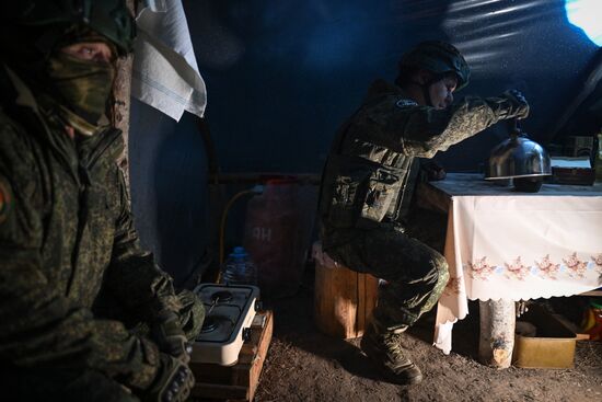 Пост воздушного наблюдения 25-й армии группировки "Запад"