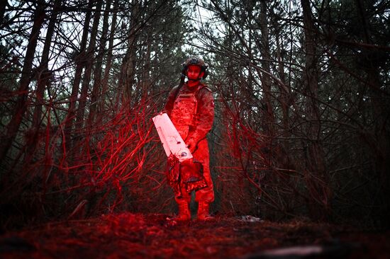 Пост воздушного наблюдения 25-й армии группировки "Запад"