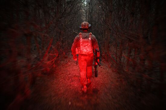 Пост воздушного наблюдения 25-й армии группировки "Запад"