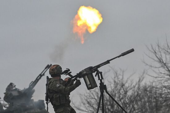 Пост воздушного наблюдения 25-й армии группировки "Запад"