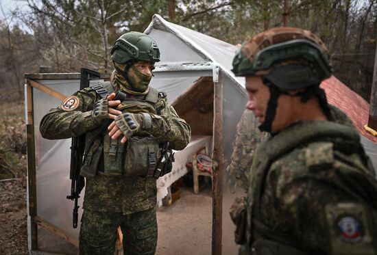Пост воздушного наблюдения 25-й армии группировки "Запад"