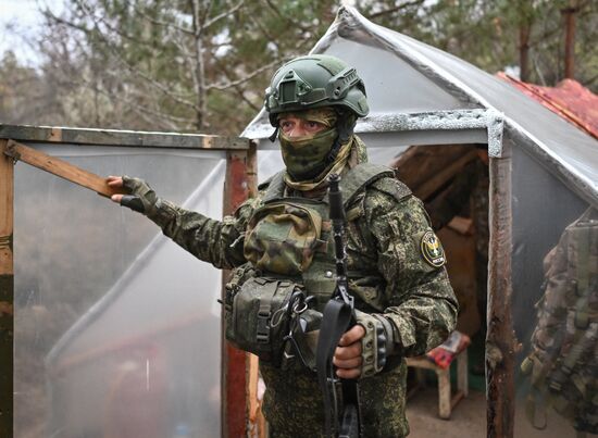 Пост воздушного наблюдения 25-й армии группировки "Запад"